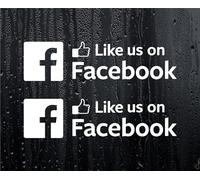 Autocollant de porte de voiture comme nous on facebook pour voiture, camionnette, coffre