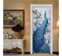 Autocollant De Porte En Décennie S Pour Décoration De Chambre D'enfant,Papier Peint Auto-Adhésif Imperméable,Affiche En Pvc,Salon,Design De Maison