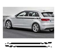 Autocollant de portière latérale de Voiture, Garniture de Jupe, Accessoires en Vinyle, pour Audi A3 8V 8P 8Y 8L berline S3 TFSI Sportback Limousine Cabriolet TDI