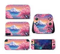 Autocollant de protection complet en vinyle pour Switch 2 (Fuji Sakura) | Pour NS2 Skin Cover