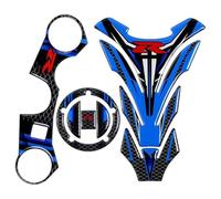 Autocollant De Protection De Réservoir De Carburant pour Moto pour Suzuki GSXR GSX-R 600 750 1000 K7 K8 K11, Fourche, Té De Fourche Supérieur ProtéGe-RéServoirs(Couleur 1)