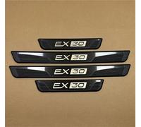 Autocollant De Protection De Seuil De Porte Pour Volvo EX30 EV 2022-2025, Accessoire De Décoration Intérieurs Autocollant(Noir)
