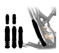 Autocollant de protection en silicone pour cadre de vélo de montagne - Protection contre les impacts de rochers et les éclats de pierre (A)