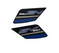 Autocollant De Protection Latérale pour Réservoir De Carburant, pour Suzuki SV 650 SV650X Autocollant De RéServoir(Bleu,X-2)