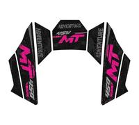 Autocollant De Protection Latérale pour Réservoir De Moto pour CFMOTO 450MT 450 MT 2024, Autocollant Givré pour Protection des Genoux ProtéGe-RéServoirs(Rouge 1,X-1)
