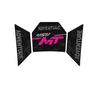 Autocollant De Protection Latérale pour Réservoir De Moto pour CFMOTO 450MT 450 MT 2024, Autocollant Givré pour Protection des Genoux ProtéGe-RéServoirs(Rouge 1,X-2)