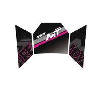 Autocollant De Protection Latérale pour Réservoir De Moto pour CFMOTO 450MT 450 MT 2024, Autocollant Givré pour Protection des Genoux ProtéGe-RéServoirs(Rouge,X-2)
