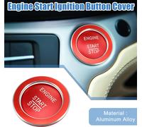 Autocollant de protection pour bouton d'allumage et de démarrage du moteur, garniture intérieure pour Mercedes-Benz A B C GLC GLA ML Classe X253 W205, rouge
