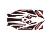 Autocollant De Protection pour Carénage De Siège Arrière De Moto, pour BMW S1000RR S 1000 RR 2015-2018, Autocollants De Protection en Gel AntidéRapants RéServoir(Noir)