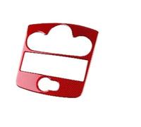 Autocollant De Protection Pour Panneau Console Centrale/lecteur CD/climatisation Pour Renault Pour Clio 2006-2012 Garniture Panneau Changement Vitesse(Red)