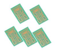 Autocollant de Réception Téléphone en Alliage D’Aluminium Vert, 5 Pièces