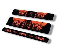 Autocollant de rechange pour amortisseur arrière compatible avec Fox Float DPS 2021 Performance Series Orange (brillant)
