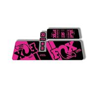 Autocollant de rechange pour amortisseur arrière compatible avec Fox Float X2 Série 2020 Rose brillant
