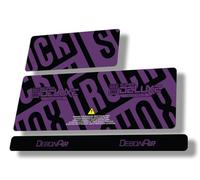 Autocollant de rechange pour amortisseur arrière compatible avec Rock Shox 2020 Super Deluxe Ultimate Series Violet (brillant)