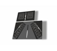 Autocollant de rechange pour amortisseur arrière compatible avec Rock Shox Vivid Air R2C 2017 Series Gris (mat)