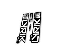 Autocollant de rechange pour fourche compatible avec Rock Shox Lyrik Select 2023 Series Blanc (brillant)