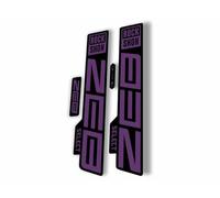 Autocollant de rechange pour fourche compatible avec Rock Shox Zeb Select 2021 Series Violet (brillant)