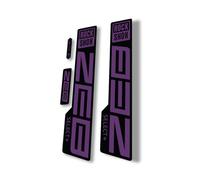 Autocollant de rechange pour fourche compatible avec Rock Shox Zeb Select Plus 2021 Series Violet (mat)