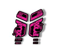 Autocollant de rechange pour fourche Fox 32 Performance 2021 Rose (mat)