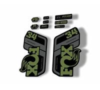 Autocollant de rechange pour fourche Fox 34 2021 Performance Series Olive (mat)