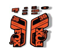 Autocollant de rechange pour fourche Fox 36 2021 Step Cast Performance Series Orange (brillant)