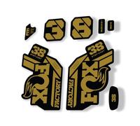 Autocollant de rechange pour fourche Fox 38 2021 Step Cast Series Gold (brillant)