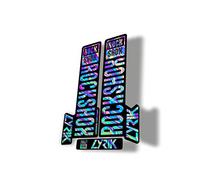 Autocollant de rechange pour fourche Rock Shox Lyrik 2018 Oil Slick 1 (mat)