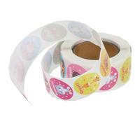 Autocollant de Récompense Cartoon Animaux Ronds en PVC pour pplication Facile, Motifs Attrayants pour Garçon et Filles, Impression Soignée, Couleurs Vives, Tableau et Coffret