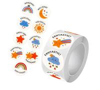 Autocollant De Récompense Pour 500 Pièces Adhésif Amovible Motivation Pour Écoliers Récompense De Comportement En Classe