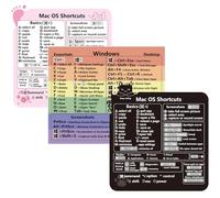 Autocollant de référence pour raccourci clavier Excel Mac OS Windows ordinateur portable logiciel photo de bureau (raccourcis Mac OS Cat)