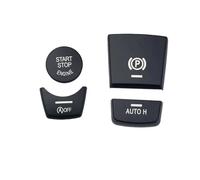 Autocollant de réparation Compatible avec BMW F07 5GT 2010-2017 Cache du Bouton P De Frein De Stationnement Électronique Et du Bouton De Démarrage/arrêt du Moteur(Option A)