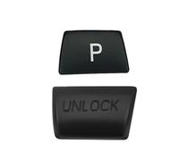 Autocollant de réparation Compatible avec BMW Série 5 F10 GT F07 2011 2012 2013 2014 2015 2016 2017 Autocollant De Protection pour Bouton De Déverrouillage du Levier De Vitesse(Model A Black)