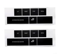 Autocollant de réparation de bouton de tableau pour Chrysler pour Jeep modèles 2005-2009 avec ajustement précis pour les positions de commutateur OEM