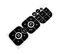 Autocollant de réparation de bouton pour Maserati 2003-2012 - Pour boutons de navigation stéréo - En vinyle noir - Lettrage blanc - Résistant aux UV