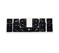 Autocollant de réparation intérieure pour Les modèles Maserati Quattroporte M139 (2003-2012) : Boutons du Panneau de climatisation