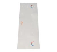 Autocollant de réparation pour bouton de climatisation - Vinyle opaque PVC - Finition argentée - Pour S-Max (2007-2015) et MK4 (2007-2014)