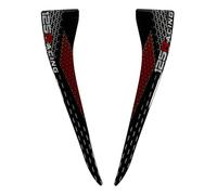 Autocollant de réservoir pour moto Tankpad 3D décoratif compatible avec Honda CB125R Rouge X551200VA