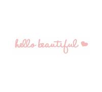 Autocollant de rétroviseur, autocollant de miroir Hello Beautiful - Décalcomanie de rétroviseur étanche,Autocollant automatique, beau signe, autocollants de voiture chic pour femmes