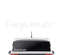 Autocollant De Rétroviseur - Autocollant De Voiture Miniature I Love You Drive Safe | Adhésif Mignon I Love You Drive Safe Pour Pare-brise De Voiture Rétroviseur Camion Pare-chocs Et Véhicules