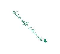 Autocollant de rétroviseur de voiture - | Auto Drive Safe Trower View Stickers Mirror | Conduisez en toute sécurité, je m'aime autocollant, miroirs de voiture autocollants, voiture texte personnalisé