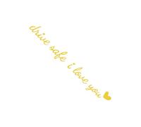 Autocollant de rétroviseur de voiture - | Auto Drive Safe Trower View Stickers Mirror | Conduisez en toute sécurité, je m'aime autocollant, miroirs de voiture autocollants, voiture texte personnalisé