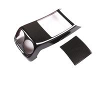 Autocollant de revêtement d'habillage de cadre de ventilation de sortie de climatisation arrière de voiture ABS, 2 pièces/ensemble adapté à la classe A CLA W177 C118 2019 - 2022(Carbon fiber style)