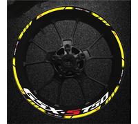 Autocollant De Roue De Moto pour Suzuki Gsx-s750 Gsxs750 Gsx-s 750 Gsxs 750 2024 Autocollant De Jante Autocollants De Bande De Moyeu De Roue Roue Stickers Ensemble Complet(Couleur 5)