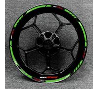 Autocollant De Roue Moto, Protection Réfléchissant Pour Jante Intérieure, Film Décoratif Pour Yamaha YZF R125 Autocollant moyeu roue(Color6)