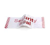 Autocollant de sceau de sécurité avec encoche: Sceau de sécurité 120x50 mm 100 pcs - sceaux de sécurité