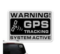 Autocollant de sécurité pour Voiture - Autocollant de GPS, marquage Anti-vol, résistant intempéries, Design Compact | Protection Visible pour vitre de Voiture Utilisation extérieure