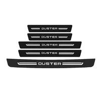 Autocollant De Seuil De Porte De Voiture Pour Dacia Duster, Fibre De Carbone, Pare-Chocs De Coffre Arrière, Bandes De Protection Contre Les Rayures, Logo, Accessoires-5pcs