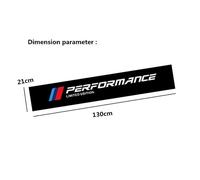 Autocollant de style pour pare-brise - BMW - Noir - 130cm x 20cm - Résistant à la température - Étanche