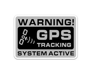 Autocollant de Suivi GPS - Pack 10 Autocollants de prévention du vol, étiquettes d'avertissement | Signe de sécurité étanche des vélos de Voitures, alertes de Suivi adhésive, Autocollants Ant