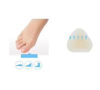 Autocollant De Talon Souple En Gel De Silicone, 4 Pièces, Patch Adhésif Hydrocolloïde, Gel Blister, Plâtre Anti Usure, Patch De Pédicure, 3styles